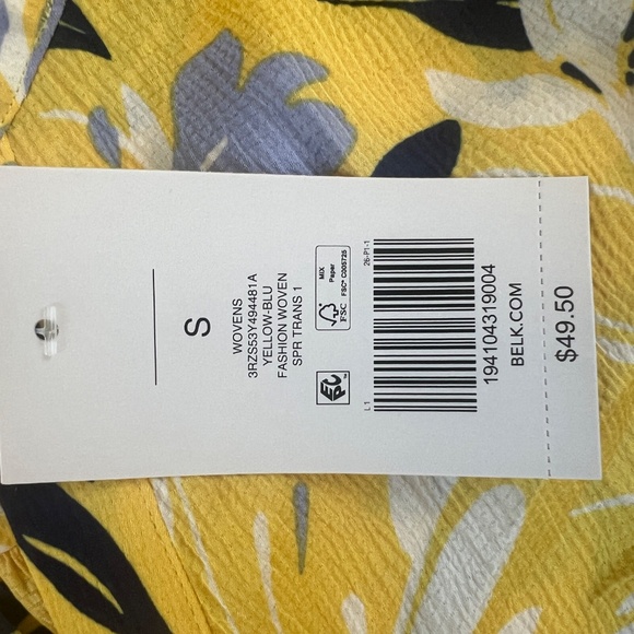 Kim Rogers Blouse sz S (more like a medium) NWT - Picture 3 of 4